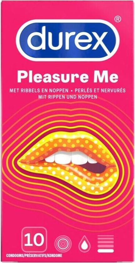 Durex Pleasure Me Condooms 10 stuks afbeelding
