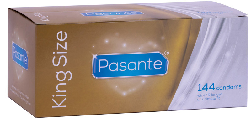 Pasante King Size Condooms (60mm) 144 stuks (grootverpakking) afbeelding