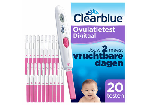 ClearBlue Ovulatietest - digitale houder met 20 testen