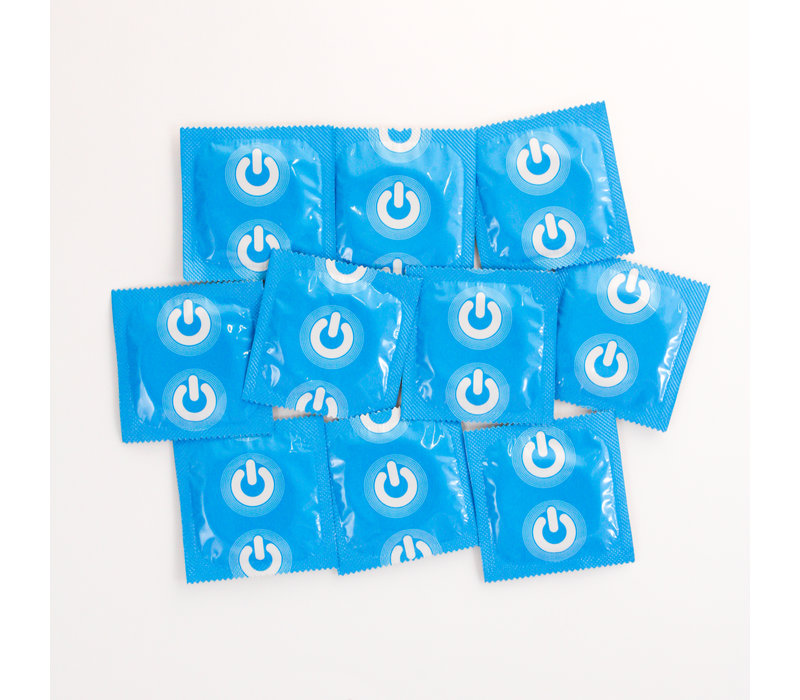 Clinic 100 droge condooms zonder reservoir