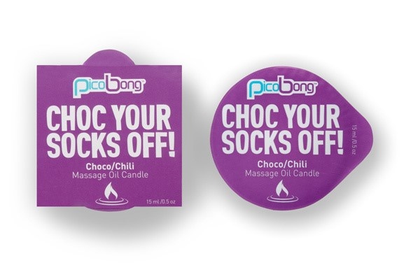 PicoBong Massage Olie Kaars choco & chili afbeelding