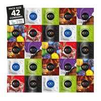 Variety Pack 1 - assortimentsverpakking met 42 condooms in 7 varianten