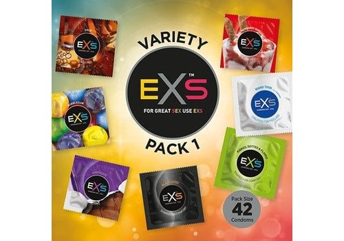 EXS Variety Pack 1 - assortiment 42 condooms