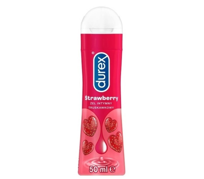 Aardbei smaak glijmiddel