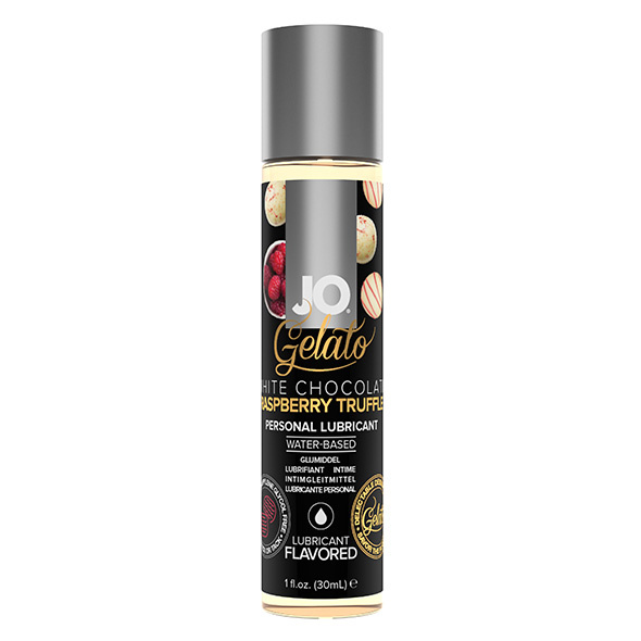 JO Gelato White Chocolate Raspberry Truffle - Glijmiddel Op Waterbasis 30ml afbeelding