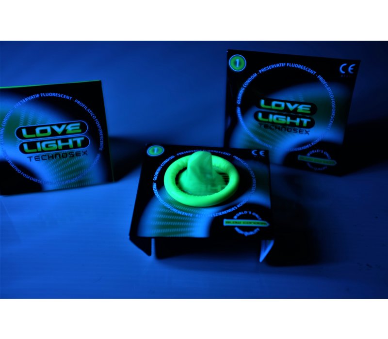 Love Light lichtgevende condooms