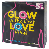 Glow in the dark love rings - 3 lichtgevende penisringen