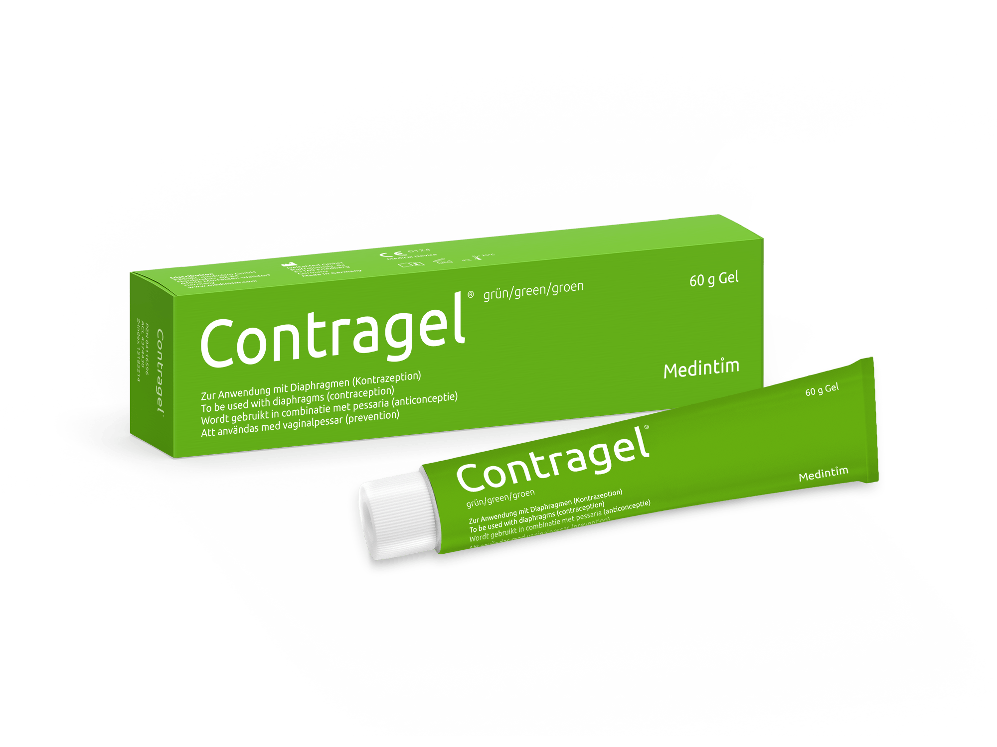 ContraGel Green - Zaaddodend Glijmiddel Doosje beschadigd afbeelding