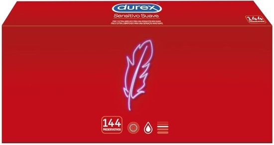 Durex Thin Feel (Extra Lube) Condooms 144 stuks (grootverpakking) afbeelding