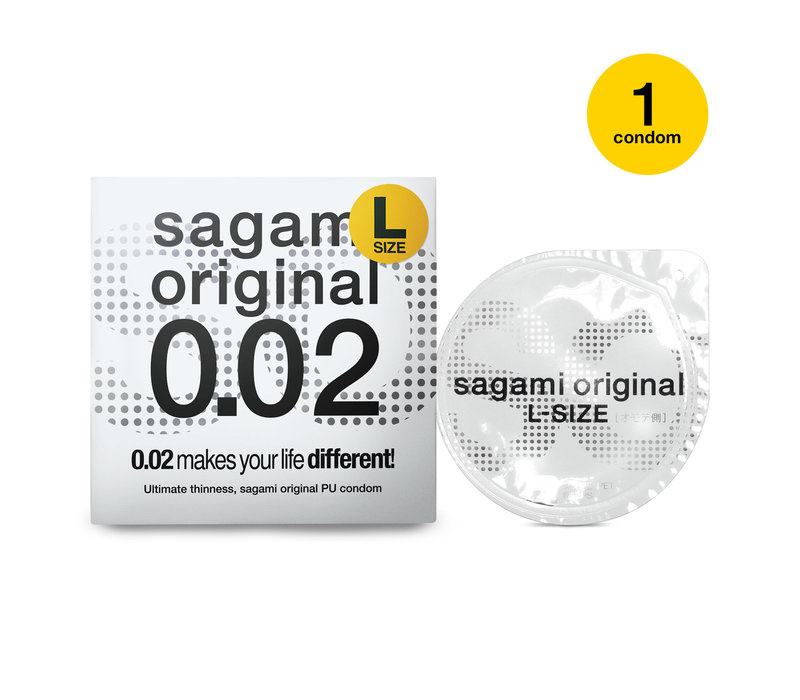 Original 0.02 Size L (58mm) - ultradunne latexvrije condooms