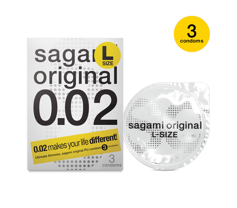 Original 0.02 Size L (58mm) - ultradunne latexvrije condooms