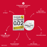 Original 0.02 Size L (58mm) - ultradunne latexvrije condooms