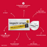 Original 0.02 Size L (58mm) - ultradunne latexvrije condooms