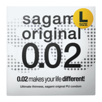 Original 0.02 Size L (58mm) - ultradunne latexvrije condooms