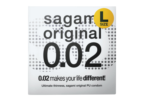 Sagami Original 0.02 Size L (58mm) - latexvrije condooms