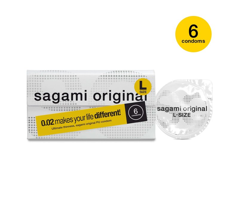 Original 0.02 Size L (58mm) - ultradunne latexvrije condooms