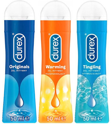Durex Play Trio (Sensitive, Tingle, Warming) 3 X 50ml afbeelding