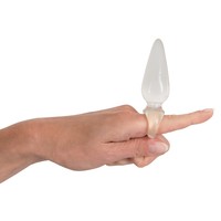 Transparante vinger Butt Plug