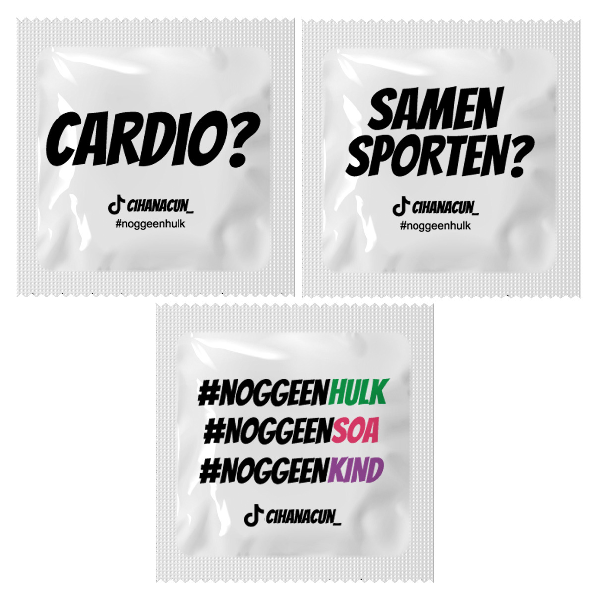 Condoom Anoniem Cardio Connies 3 condooms afbeelding