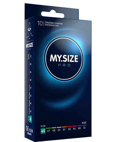 MySize 45 - Smallere Condooms 10 stuks afbeelding