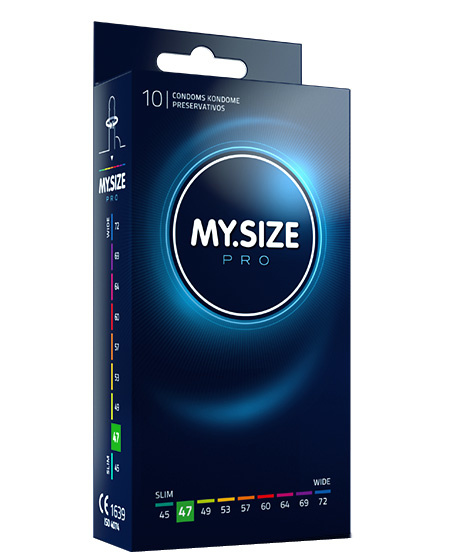 MySize PRO 47mm - Smallere Condooms 10 stuks afbeelding