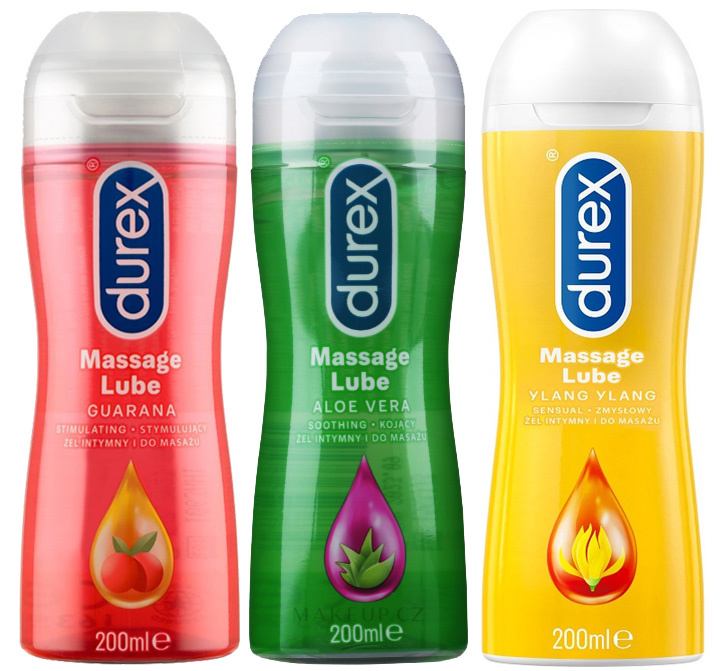 Durex Massage Lubes Trio - 3 X 200ml afbeelding