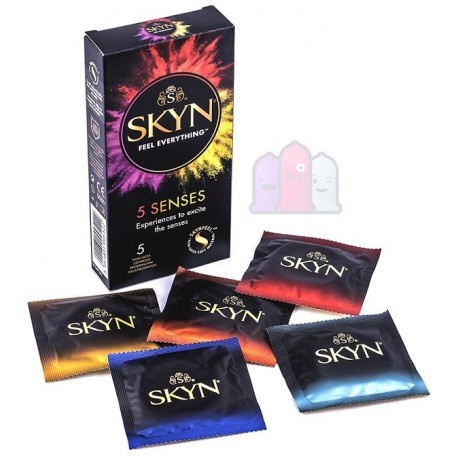 SKYN 5 Senses - Assortiment Van 5 Latexvrije Condooms afbeelding