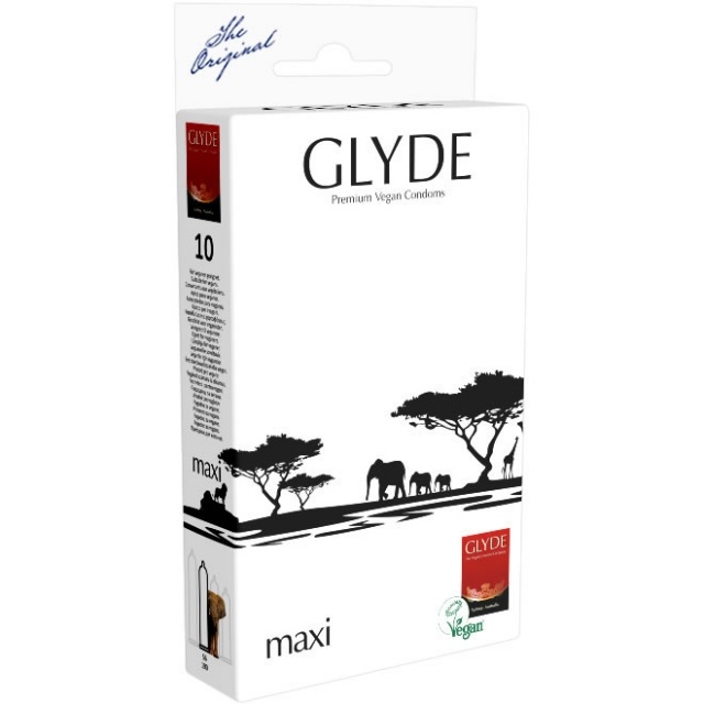 Glyde Maxi - 10 Vegan Condooms afbeelding