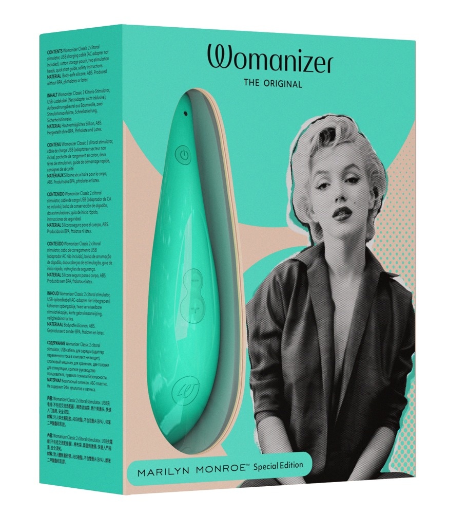 Womanizer Marilyn Monroe Special Edition Classic 2 - 4 Kleuren Mint - turqouise afbeelding