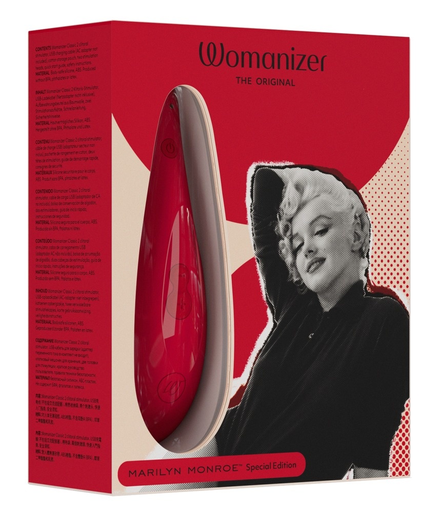 Womanizer Marilyn Monroe Special Edition Classic 2 - 4 Kleuren Red - rood afbeelding