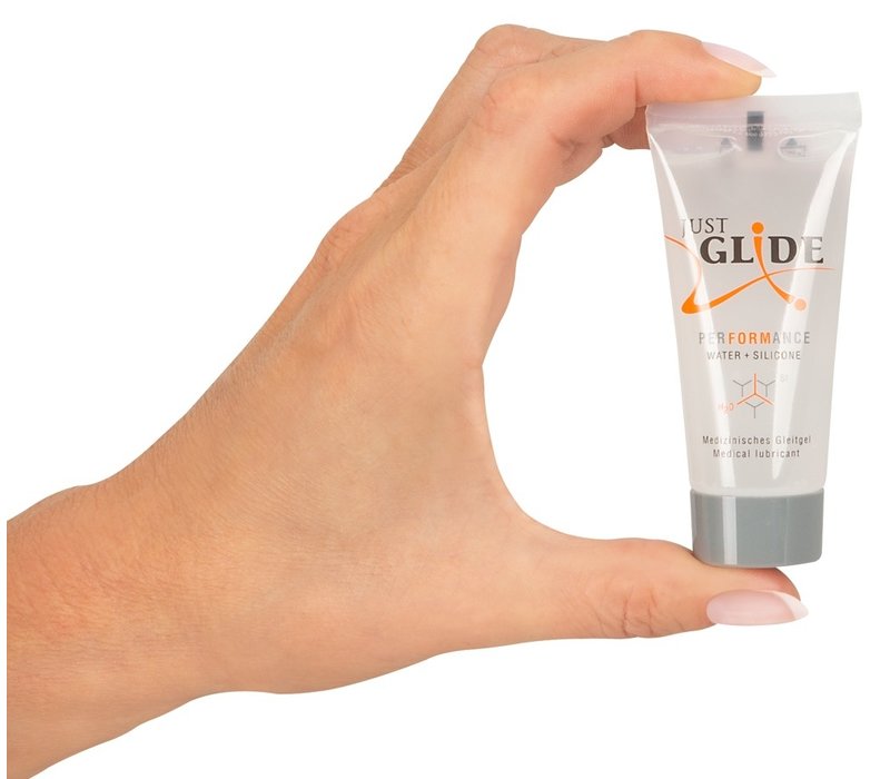 Performance glijmiddel op waterbasis met siliconen