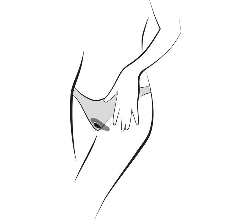 Moxie - afstandbestuurbare slip clitoris vibrator