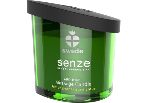 Swede Massagekaars Arousing - Lemon Pepper Eucalyptus (150ml)