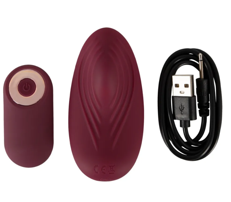 Panty clitoris vibrator met afstandsbediening - oplaadbaar