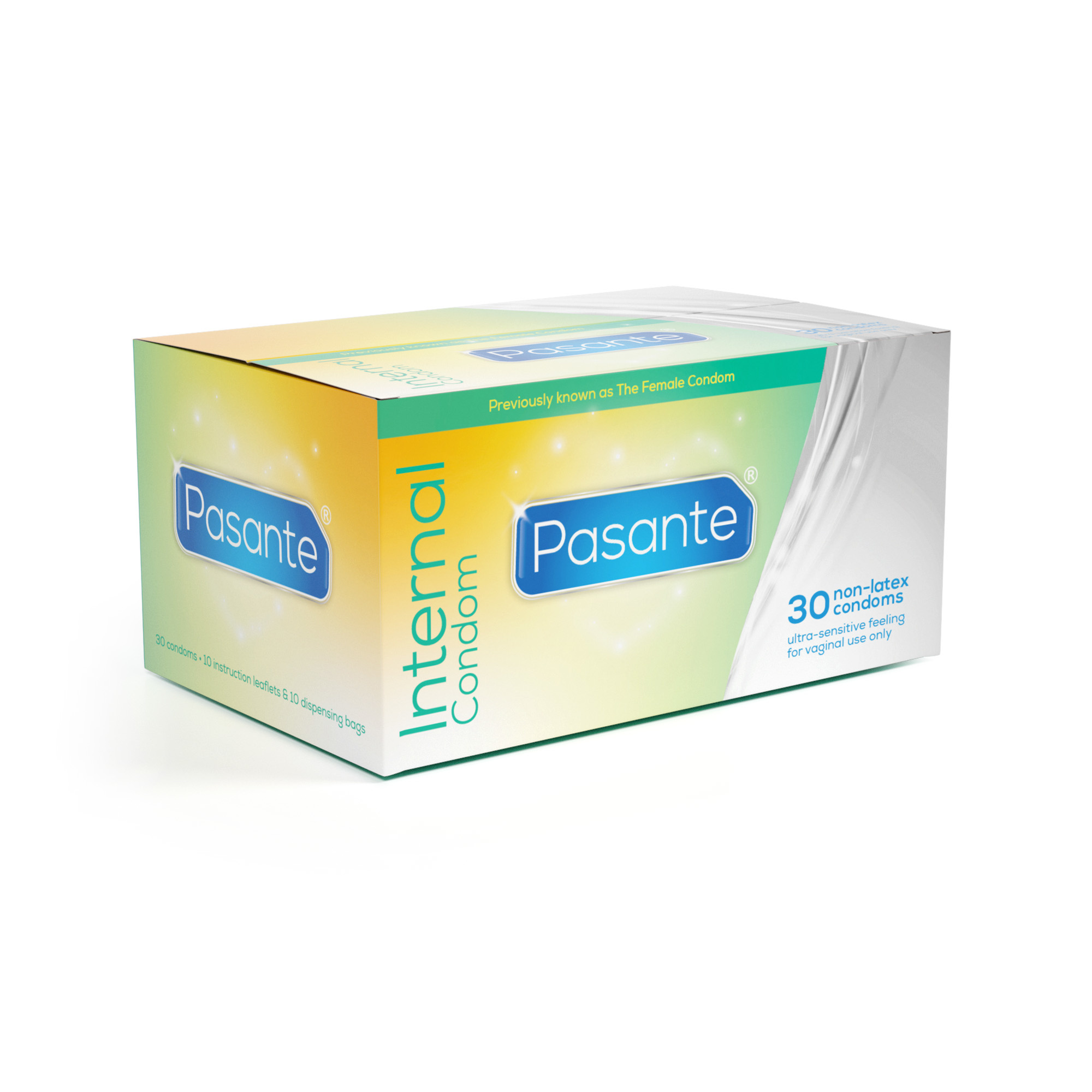 Pasante Internal Condom - Vrouwencondoom Latexvrij 30 stuks (grootverpakking) afbeelding