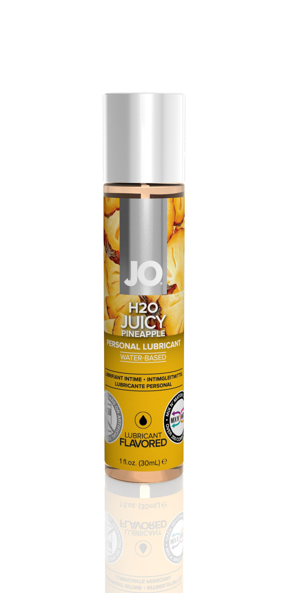 JO Flavors H2O Lubricant - Glijmiddel In Diverse Smaken Juicy Pineapple afbeelding