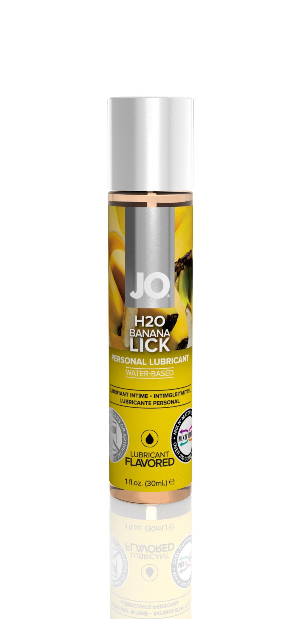 SYSTEM JO Flavors H2O Lubricant - Glijmiddel In Diverse Smaken Banana Lick