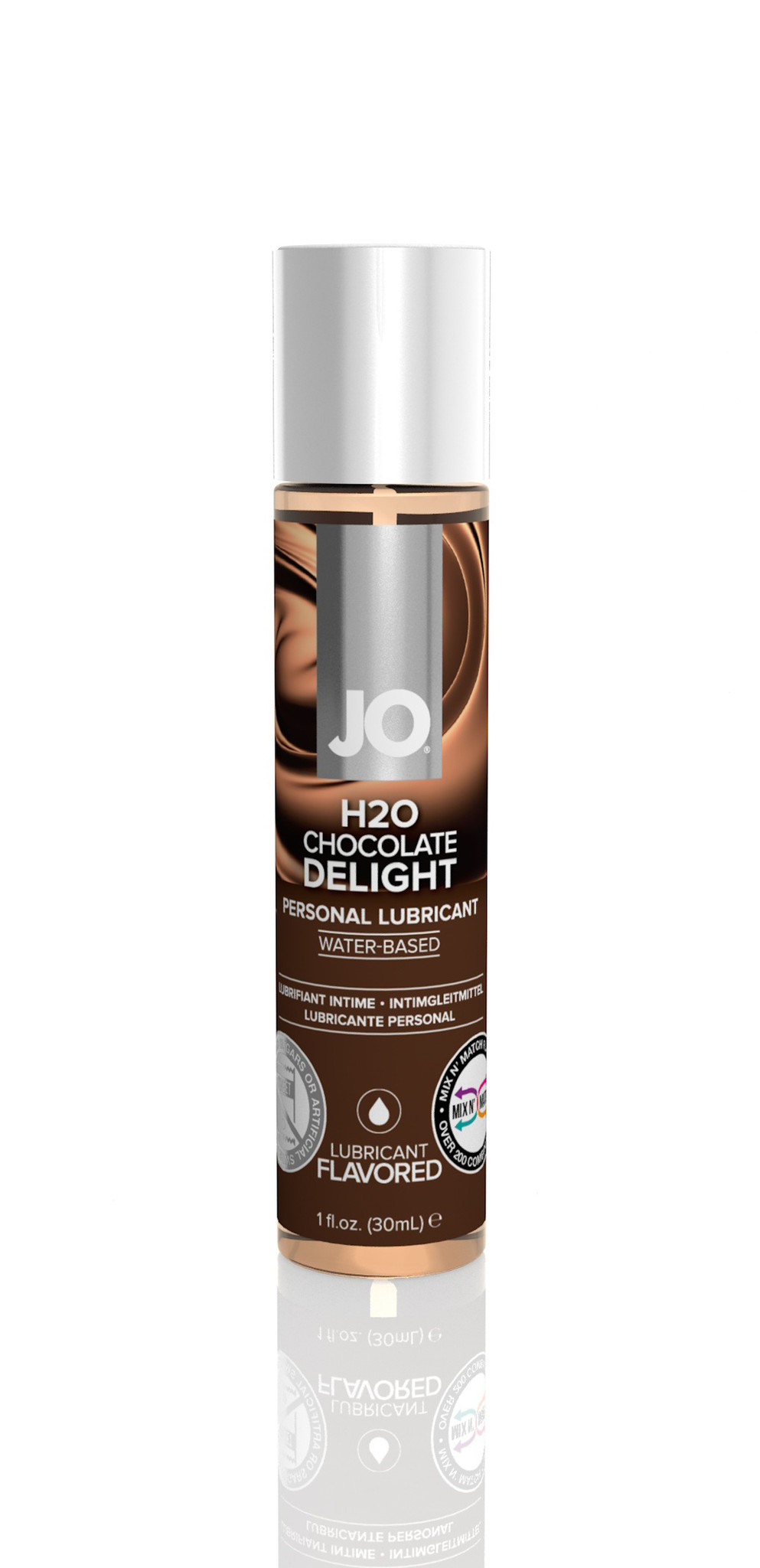 JO Flavors H2O Lubricant - Glijmiddel In Diverse Smaken Chocolate Delight afbeelding