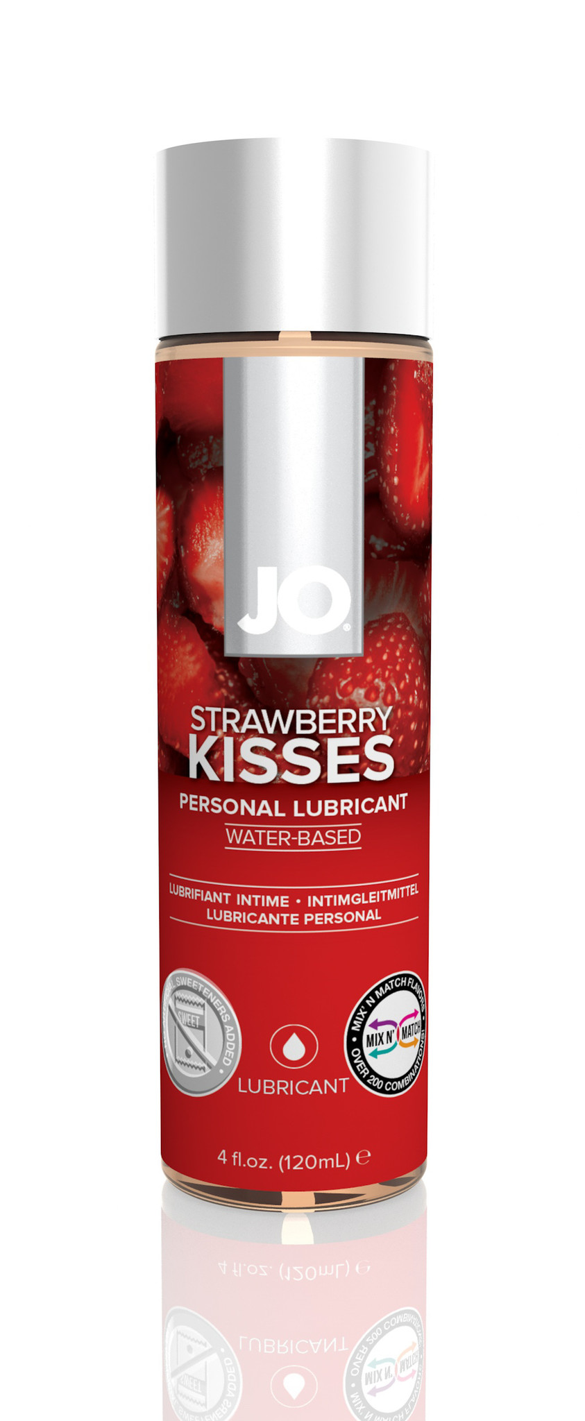 SYSTEM JO H2O Strawberry Kisses Lubricant - Glijmiddel Op Waterbasis Met Aardbeiensmaak 120ml