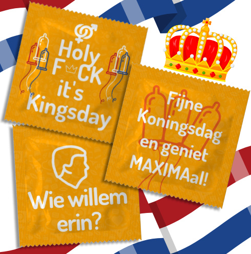 Condoom Anoniem Koningsdag Condooms - 3 Stuks afbeelding
