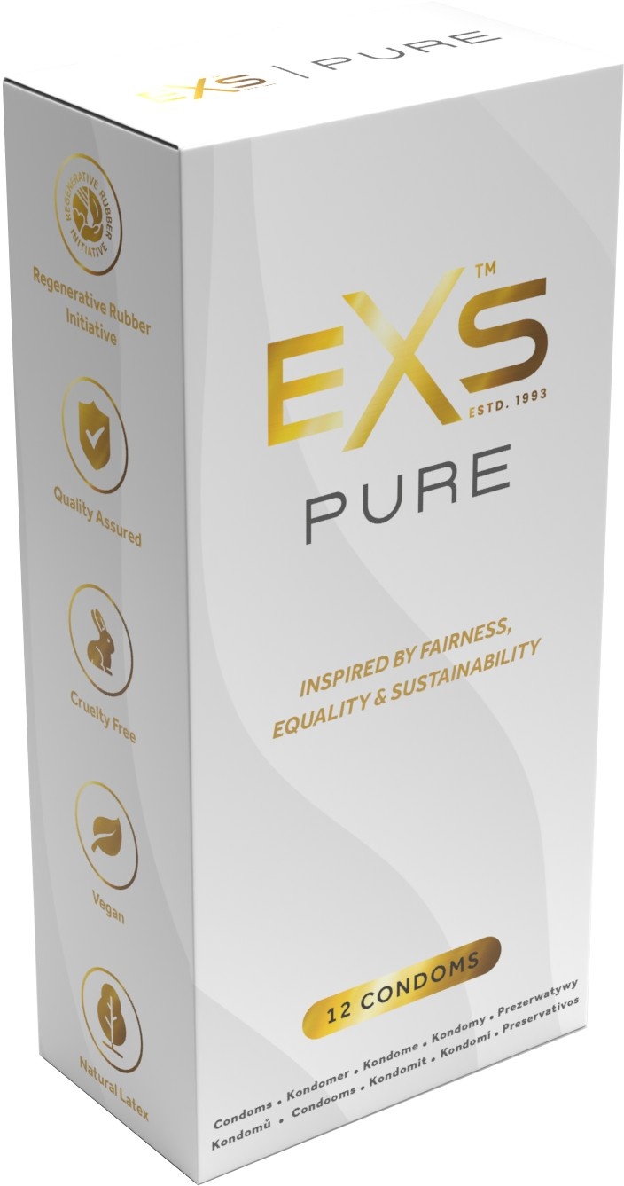 EXS Pure Ultradunne Vegan Condooms afbeelding