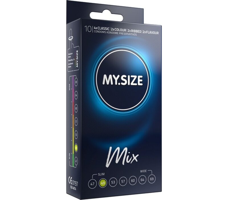 Mix 49- assortiment condooms in maat 49mm