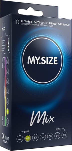 MySize Mix 49- Assortiment Condooms In Maat 49mm 10 stuks afbeelding
