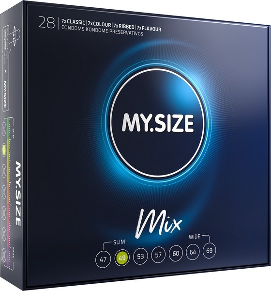 MySize Mix 49- Assortiment Condooms In Maat 49mm 28 stuks afbeelding