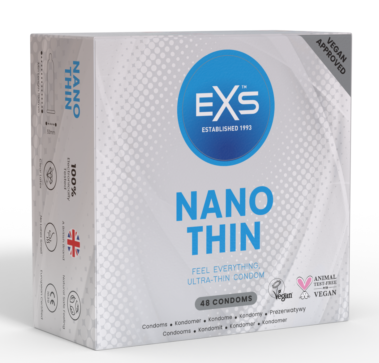 EXS Nano Thin - Ultradunne Condooms 48 stuks afbeelding