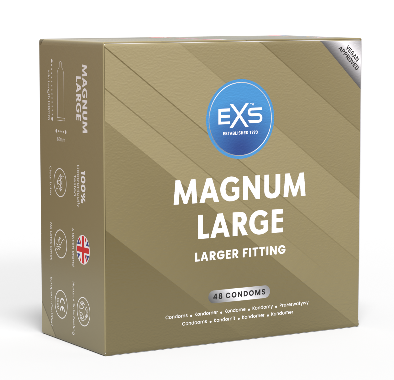 EXS Magnum Large Condooms (60mm) 48 stuks afbeelding