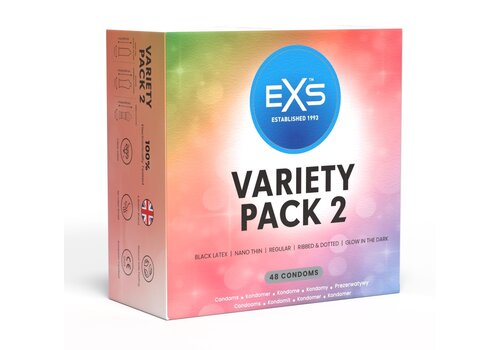 EXS Variety Pack 2 - assortiment 48 condooms