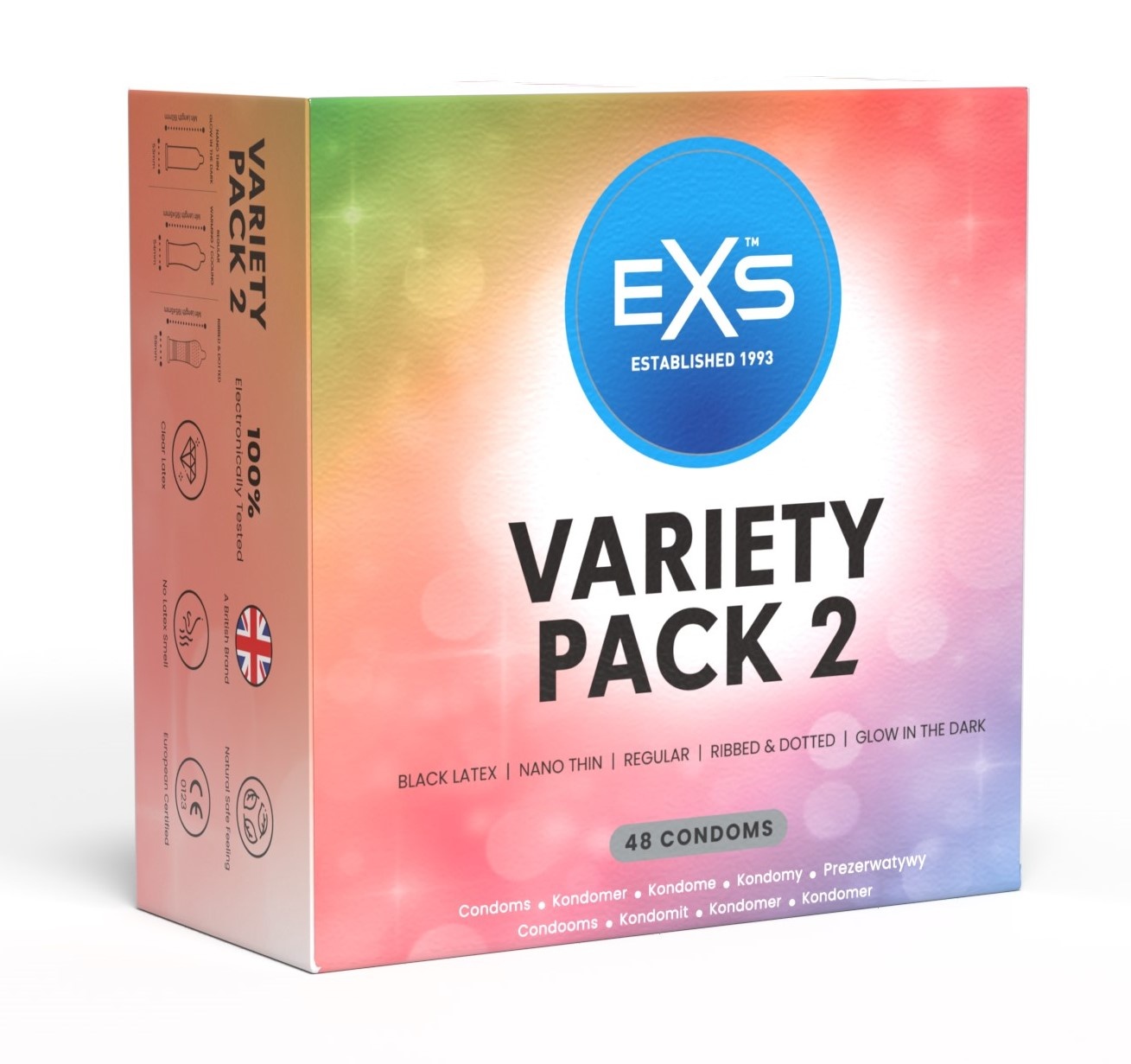 EXS Variety Pack 2 - Assortimentsverpakking In 7 Varianten 42 condooms