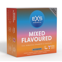 Mixed Flavoured -  condooms in de smaken cola, bubblegum, aardbie en chocolade