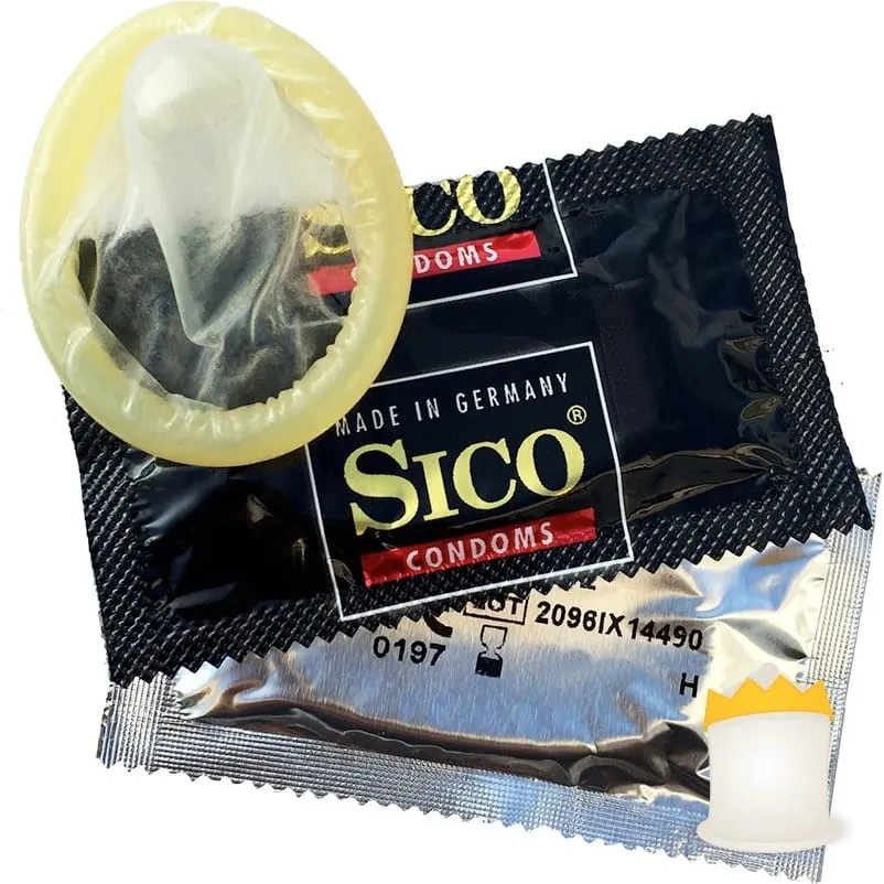 Sico Spermicide Condooms - Zaaddodend Glijmiddel 24 (2 x 12) stuks afbeelding
